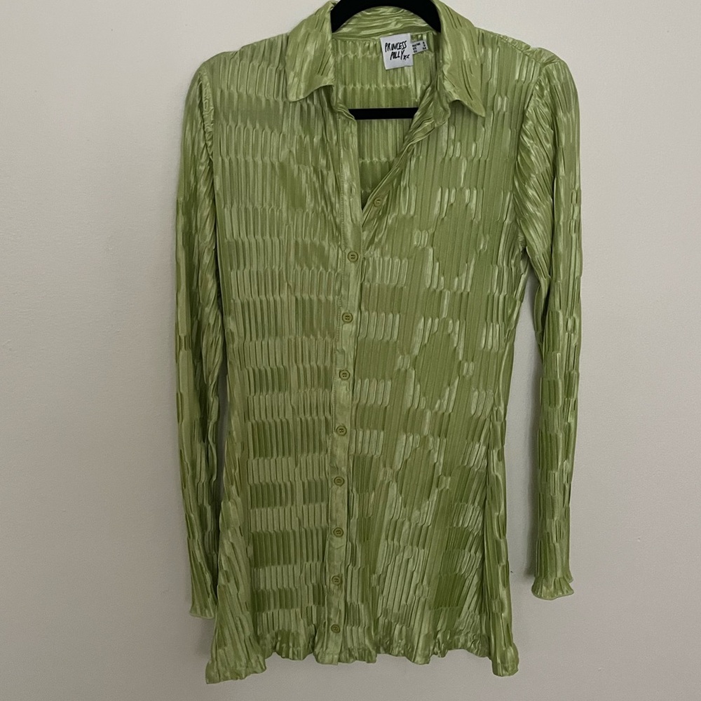 Princess Polly green dress